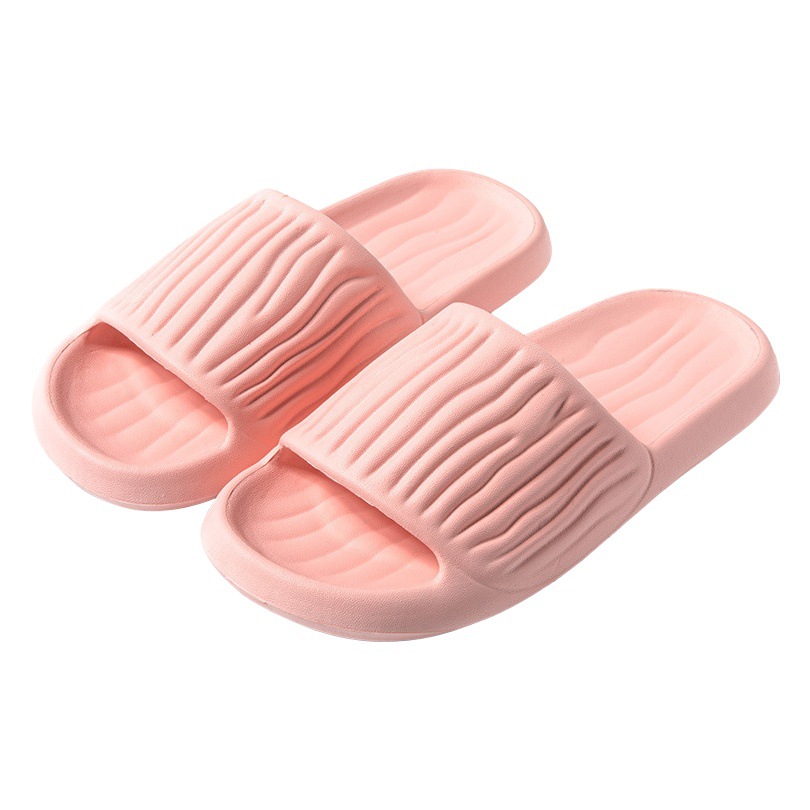 Summer New Eva Slippers for Women's Home Bathroom Non-Slip Soft Bottom Couple Cartoon Bear Slippers Soft Elastic