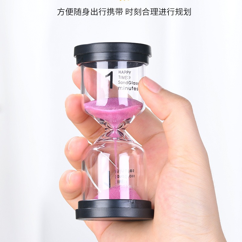 Picture of Black Hourglass Wholesale 30-minute Timer Creative Gift Sleeping Funnel Toy Ornaments Decorative Hourglass