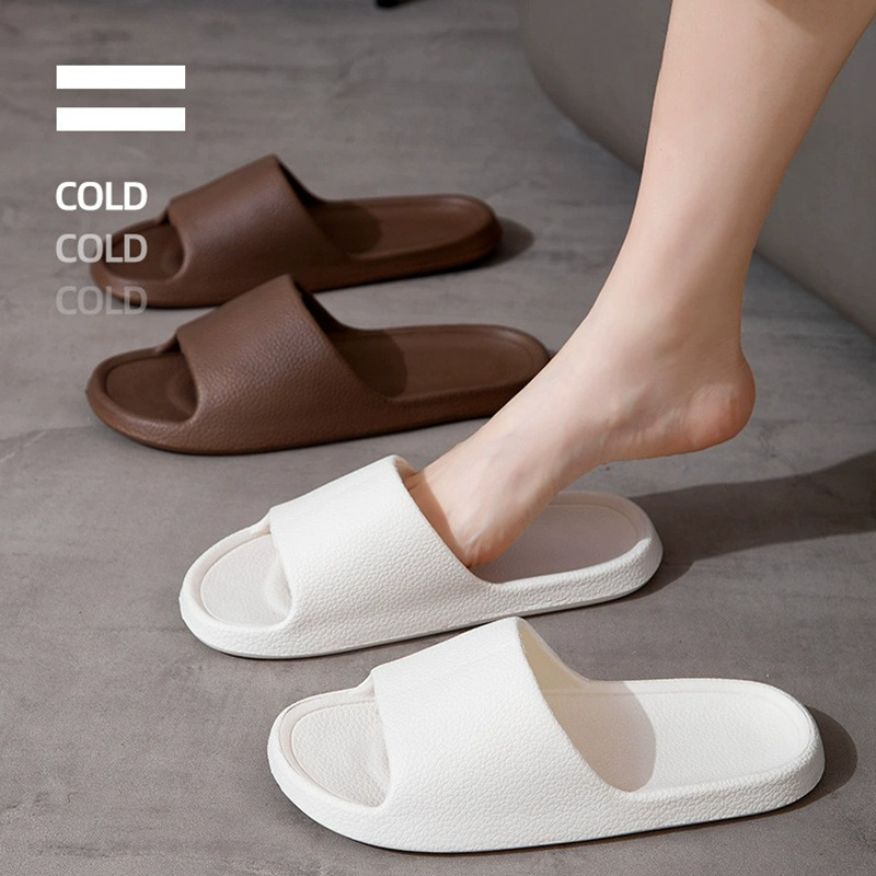 Picture of Slip-on slippers men's summer indoor and outdoor home home bathroom bath non-slip platform slippers women's summer