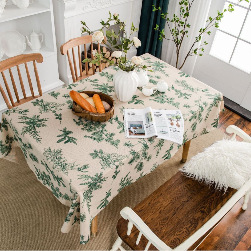 Picture of Yiman Qiyun Geometric Multicolor Printed Bohemian Style Living Room Household Tablecloth Printed Tablecloth Square Table