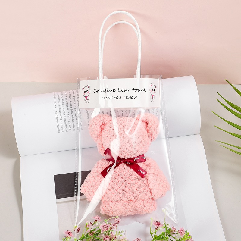 Picture of Bear Towel Hand Gift Wedding Gift Birthday Return Gift Wedding Shop Christmas Gift Opening Gift Bear Towel