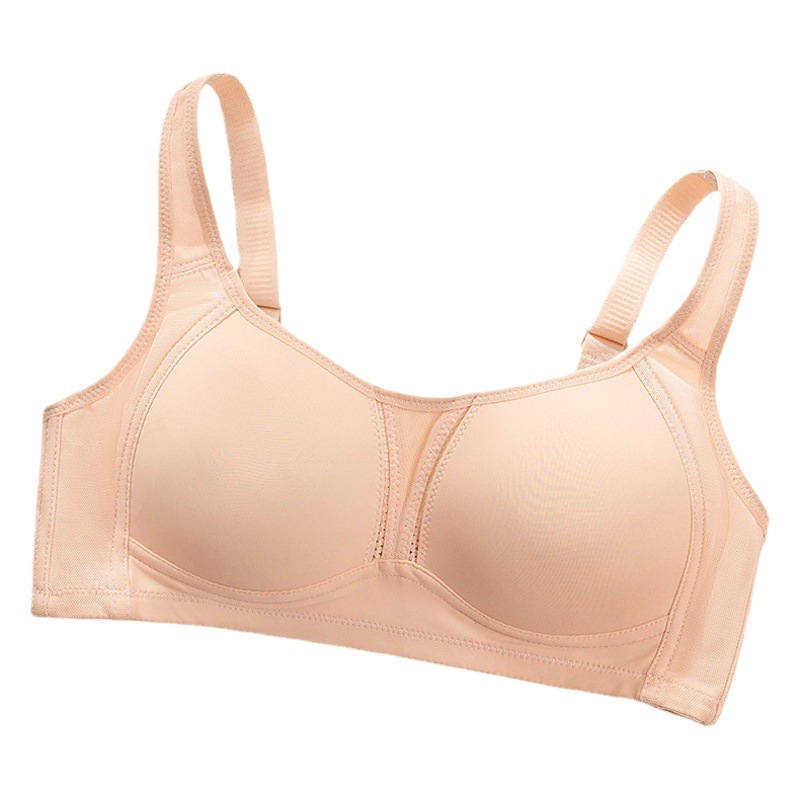 Picture of Ladieswear's Intimates, Middle-Aged and Elderly Cotton-Free Bra, Elderly Large Size Bra, Thin Vest-Style Sports Bra for Women