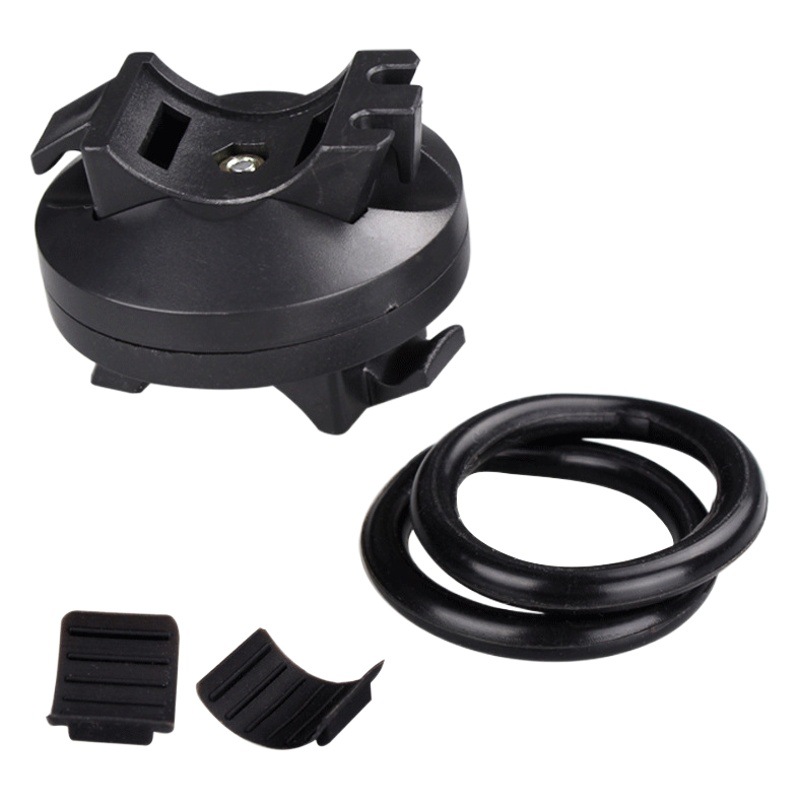 Handheld Fan Fixed Strap Bicycle Light Stand Flashlight Bracket T6 Headlight Stand Silicone Strap Tail Light