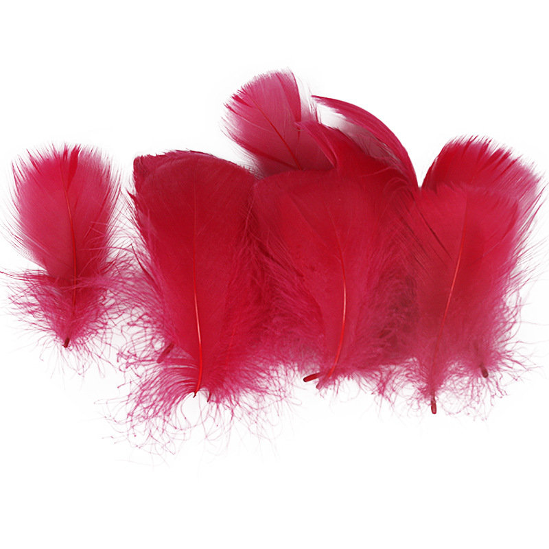 Picture of Special offer about 100 colored small floating feathers goose feather diy jewelry festival scene decoration filler feathers