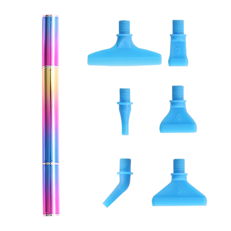 Picture of Diamond painting metal point drill pen plastic thread pen head alloy new point drill DIY diamond embroidery tool suit