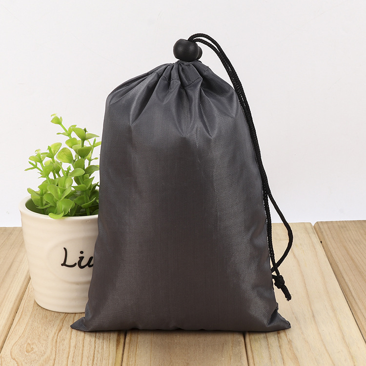 Picture of Simple Drawstring Bag Polyester Drawstring Pocket Lightweight Portable Storage Dust Bag Organizer Bag Outdoor Sports Handbag