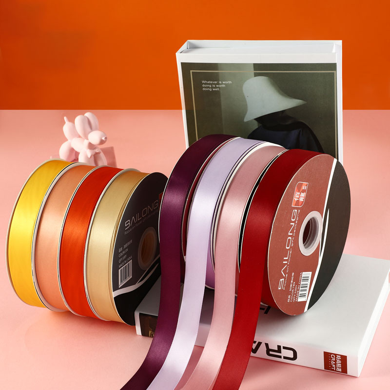 Ribbon 2.5 Pure Color Polyester Ribbon 85 Yards Flower Ribbon Floral Ribbon Ribbon Flower Shop Bouquet