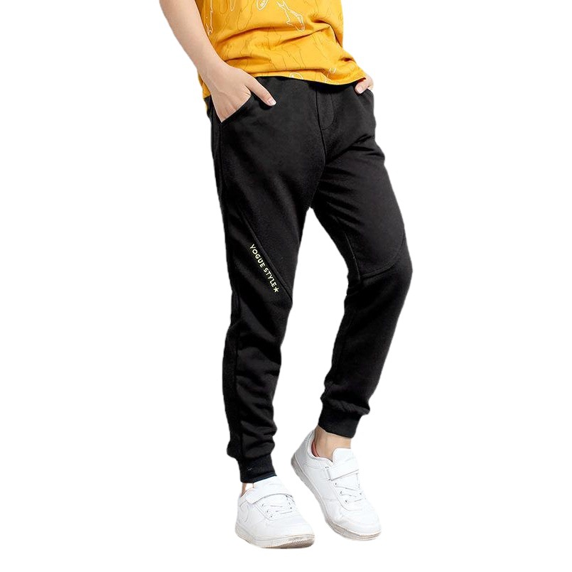 Autumn Children's Pants Korean Style New Boys' Sports Long Pants, Older Children's Casual Knit Sweatpants Children's Pants Wholesale