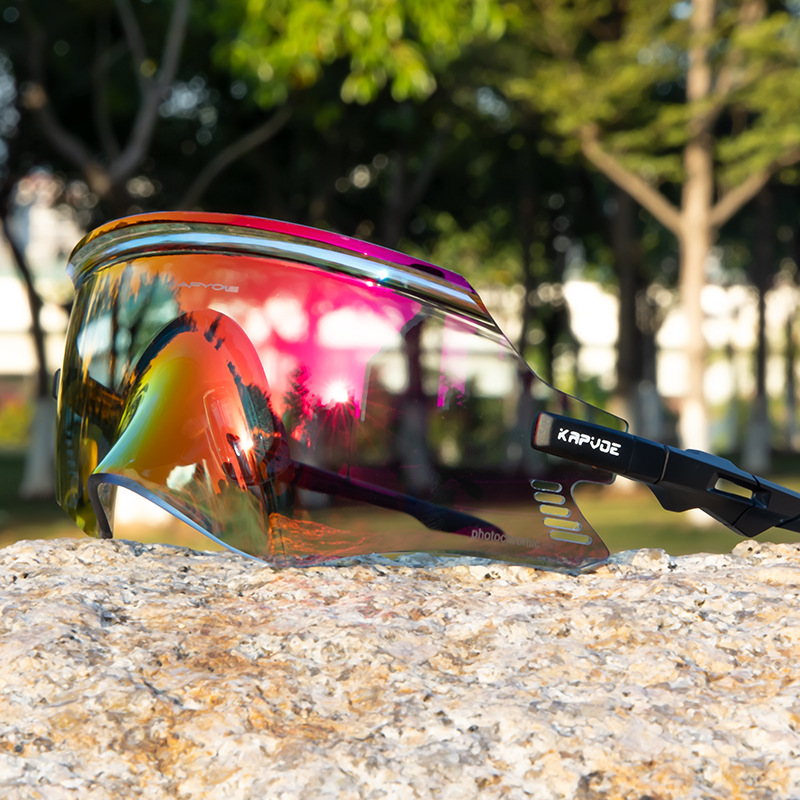 Picture of Running Marathon Sports Glasses Riding Glasses Chameleon Glasses Mountain Bike Sand-proof Goggles