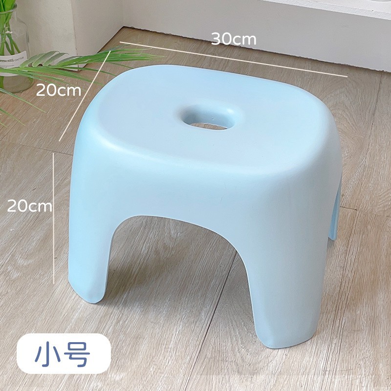 Picture of Household Plastic Small Stool Simple Style Thickened Coffee Table Small Stool Shoe Changing Stool Sofa Stool Bathroom Low Stool Chair