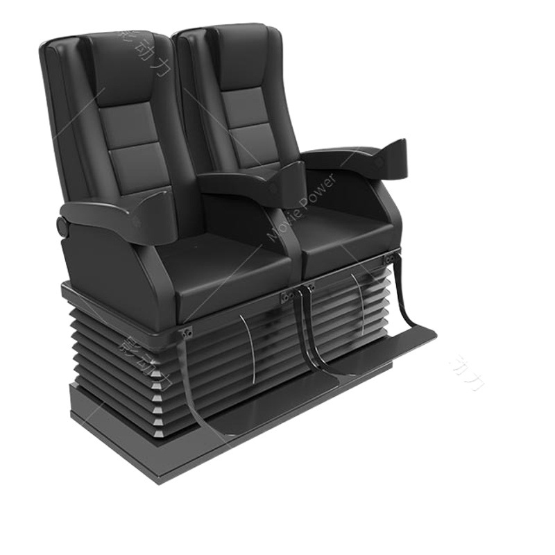 Shadow power 5D dynamic theater 7D track flight theater vr amusement equipment dynamic seat large cultural travel project