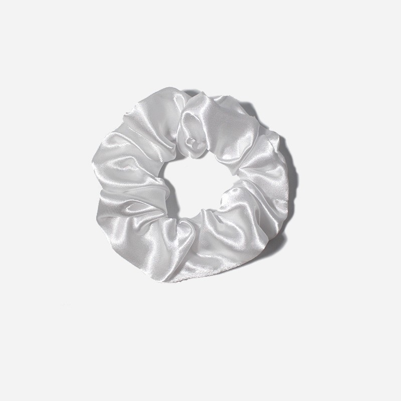 Picture of European and American Cross-Border Solid Color Large Intestine Hair Ring Foreign Trade Style Satin Head Flower Korean Style Headband Hair Accessories Head Rubber Band Wholesale