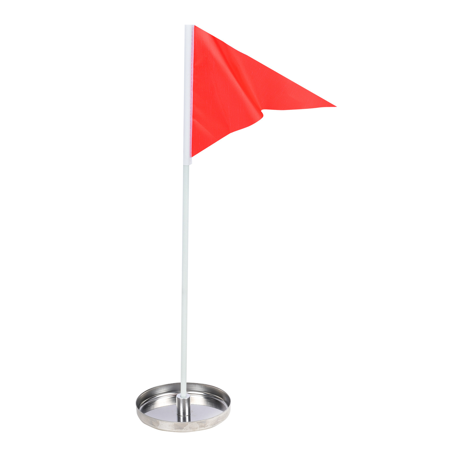 Golf Green Flag Stainless Steel Metal Green Hole Cup Putter Practice Device Green Hole Cup Flag