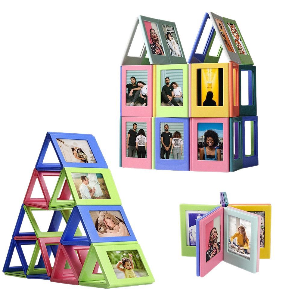 Picture of Amazon Temu Best-Selling Polaroid 3inch Magnetic Photo Frame Creative DIY Magnet Photo Frame Fun Magnetic Small Photo Frame