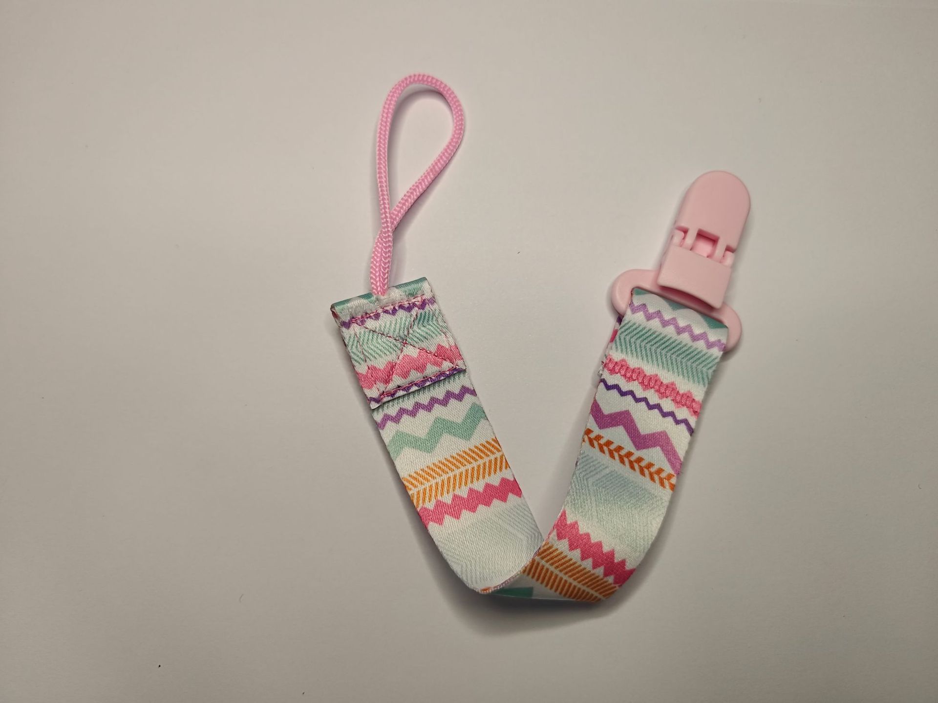 Picture of Factory in stock direct double-sided floral pacifier chain baby toy teether anti-drop chain lanyard baby anti-drop strap