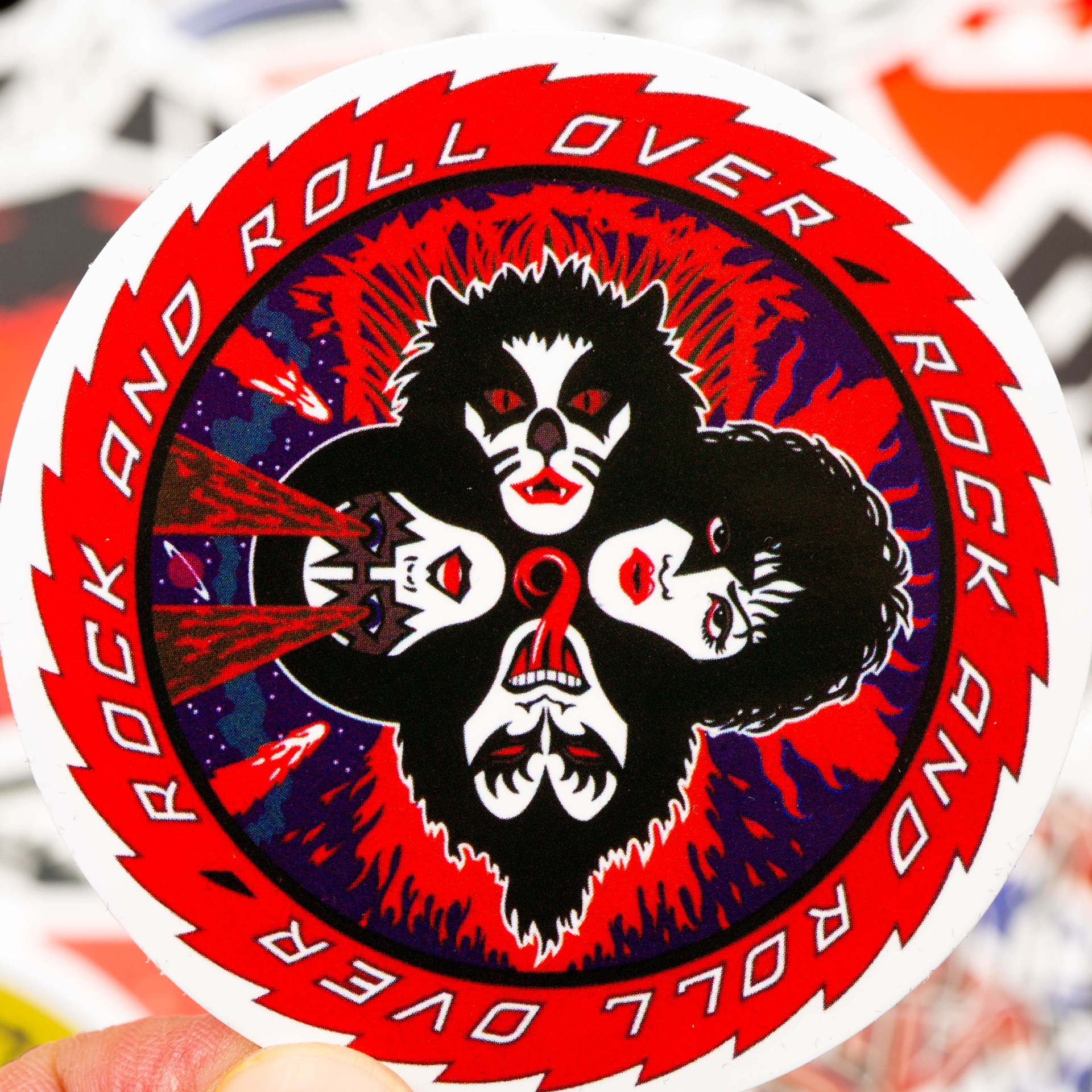 Picture of 50 Rock Rock Band Logo Graffiti Stickers Luggage Motorcycle Skateboard Helmet Personalized Waterproof Stickers