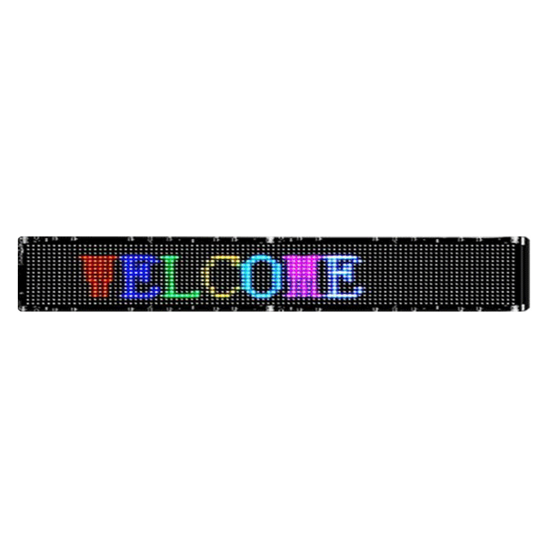 Picture of Source manufacturers led car flexible screen wireless transmission car flexible display car rear window LED flexible screen