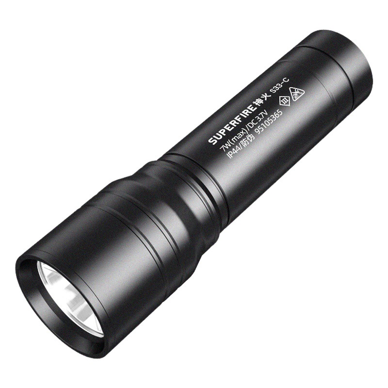 Shenhuo wholesale multi-level dimming flashlight handheld portable outdoor emergency lighting Type-c rechargeable flashlight