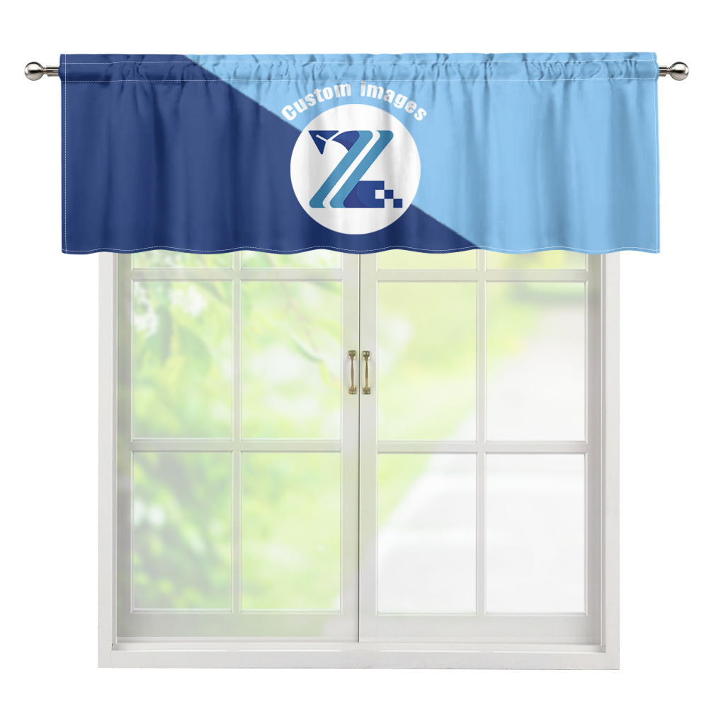 A minimum order Amazon best selling to map a generation of heat transfer European half curtain curtain curtain curtain