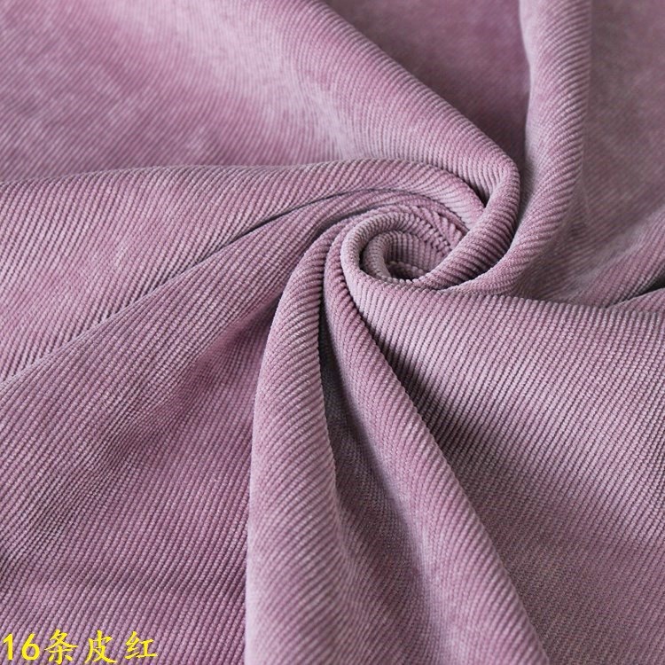 Factory popular multi-color spot supply winter Korean fashion clothing fabric non-elastic leather Red 16 flannel