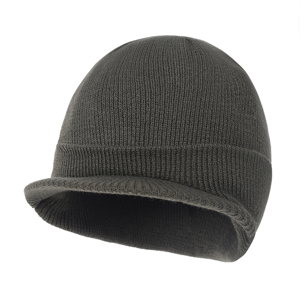Picture of Foreign trade new European and American wool knitted hat warm peaked cap autumn and winter big brim hat all-match wool hat Amazon