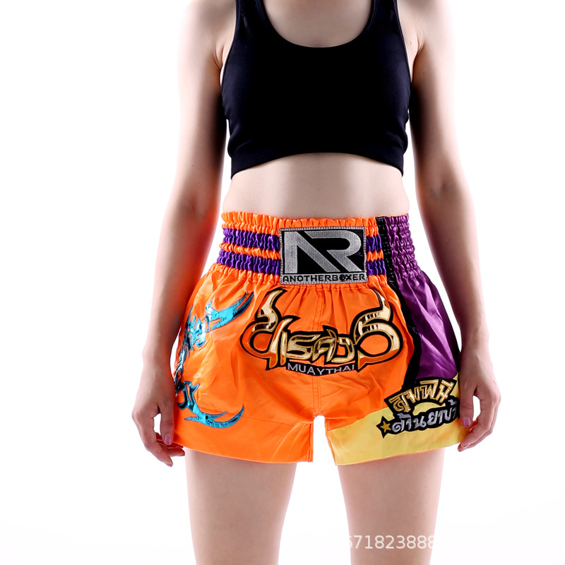 Picture of thai muay thai ufc training fight sanda summer training boxing shorts mma fighting shorts in stock wholesale