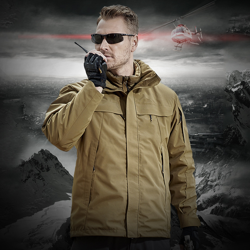 Picture of Mingpeng Outdoor Thor Three-in-One Tactical Charge Jacket Detachable Two-Piece Autumn and Winter Windproof and Cold-proof Clothing