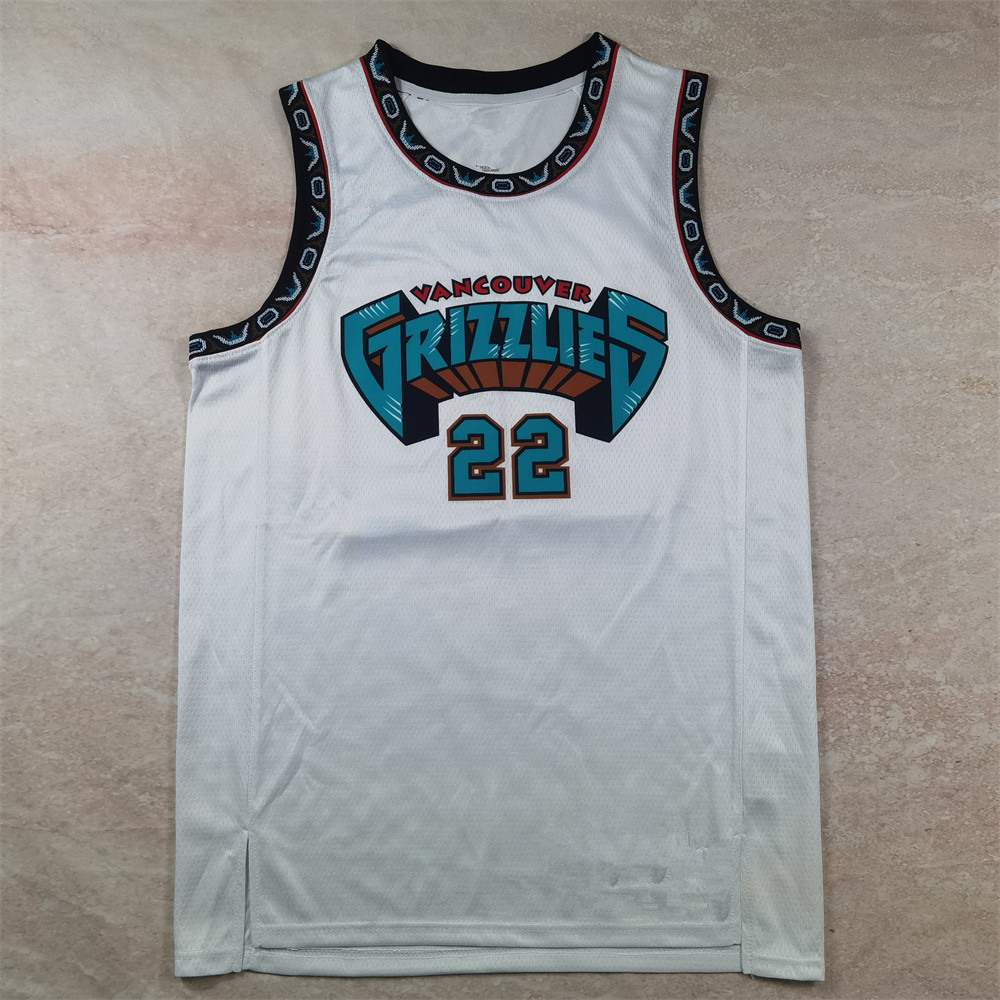 Hot Press Edition 2425 Grizzly Bear 22 Classic White Basketball Suit Desmond-Bain Desmond Bane