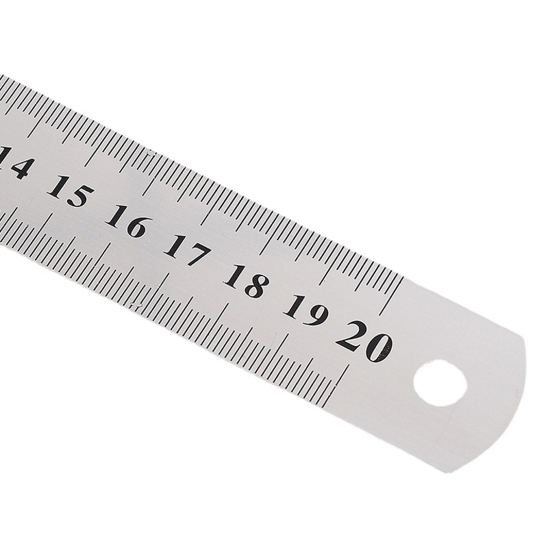 Steel ruler 15 20cm cm steel ruler scale steel tape drawing steel ruler manual measuring tool