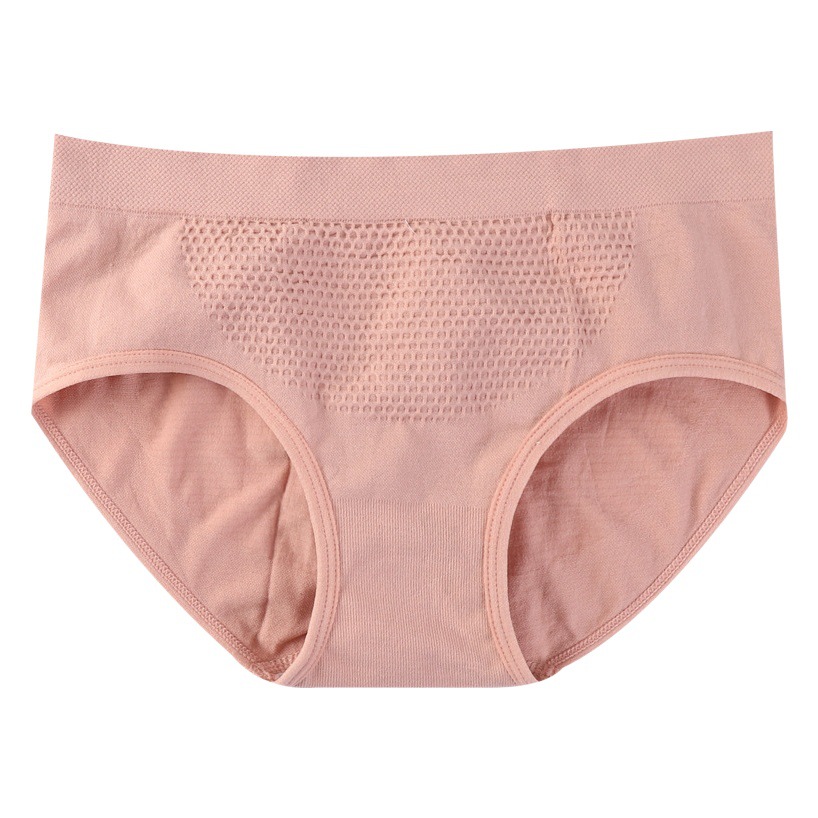 Honeycomb Panties Cross-border Panties 3D Honeycomb Seamless Traceless Ladies Mid-waist Belly Hip Briefs Panties Women