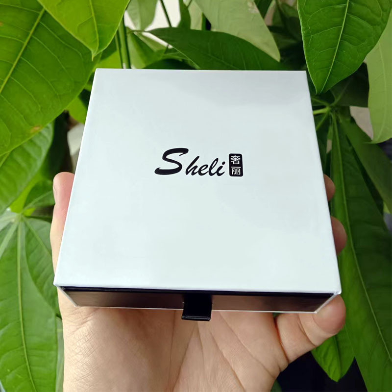 Certificate Degaussing Stone Black PE Suspension Box High-grade Jewelry Bracelet Box Crystal Bracelet Packaging Gift Box
