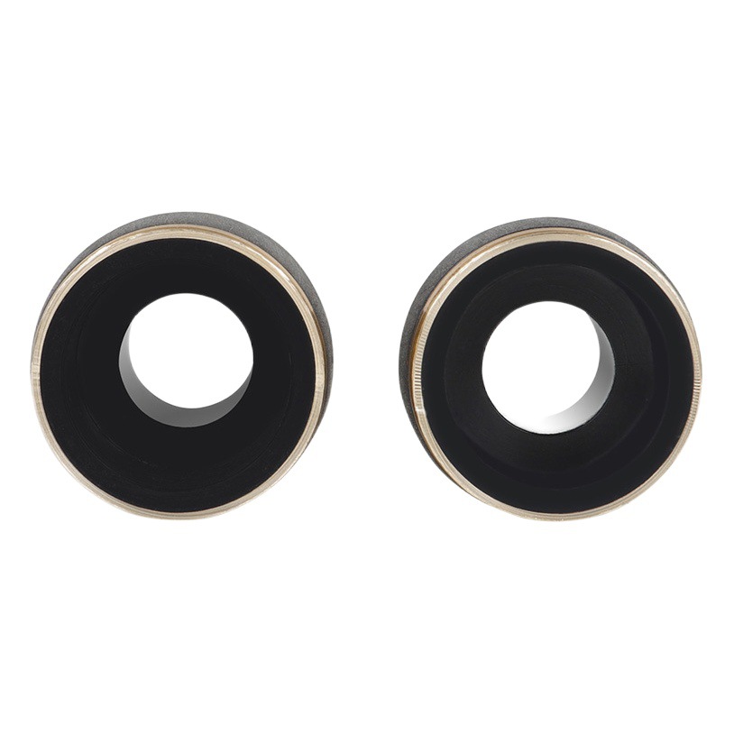 Musical Instrument Accessories, Clarinet, Tuning Tube, Mango Tube, Clarinet, Two-Section Tube, Bakelite, Black Gold Rim, 2-Pack Tuning Tube