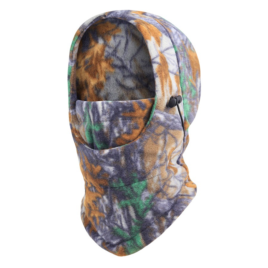 Winter outdoor camouflage multi-functional fleece head cover cs hat camouflage hat windproof cap riding mask cap