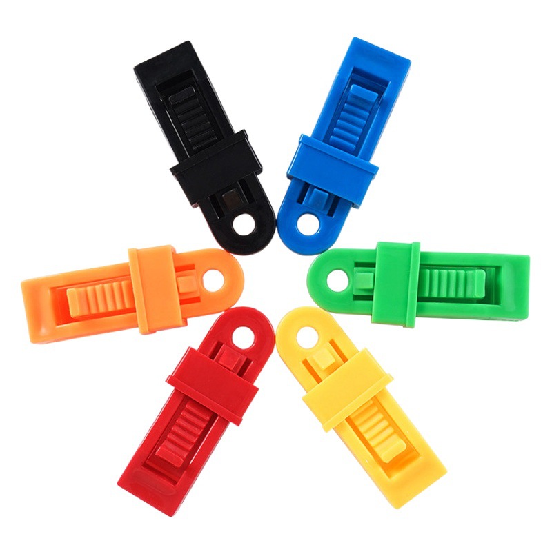 Outdoor camping tent clip windproof fixed plastic clip multifunctional tent hook canopy clip camping spare parts