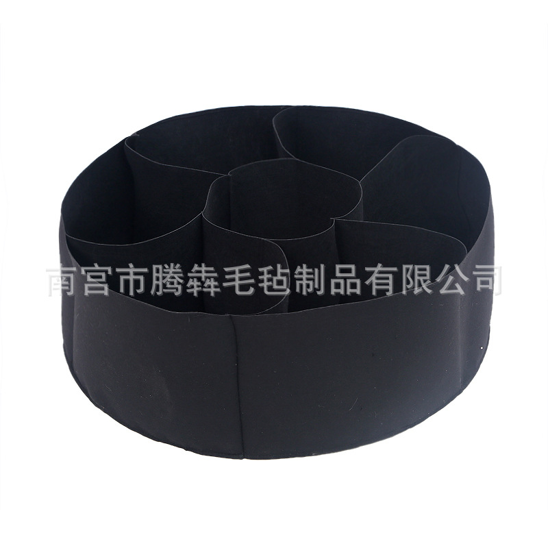 Picture of Felt multi-grid plant bag rectangular beauty planting bag four-mouth multi-grid beauty planting bag eight-grid planting bag seedling bed