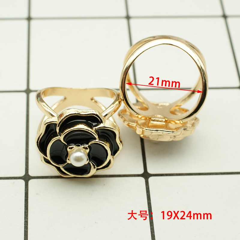 Picture of South Korea multi-functional scarf buckle high-grade Pearl fashion new Camellia windbreaker belt buckle high-end jewelry wholesale