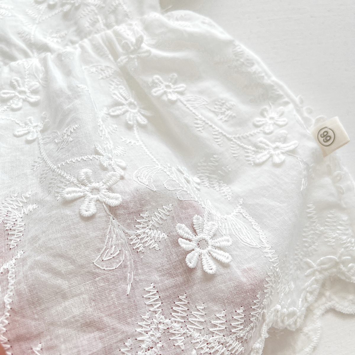 Picture of Ins Baby Summer New Baby Girl Lace Embroidered Princess Dress Cute Girl One Month Old Clothing Cross-Border