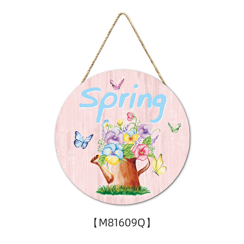 Picture of Amazon Hello spring farmhouse collection wooden ornaments wall decoration American country Spring door plate pendant