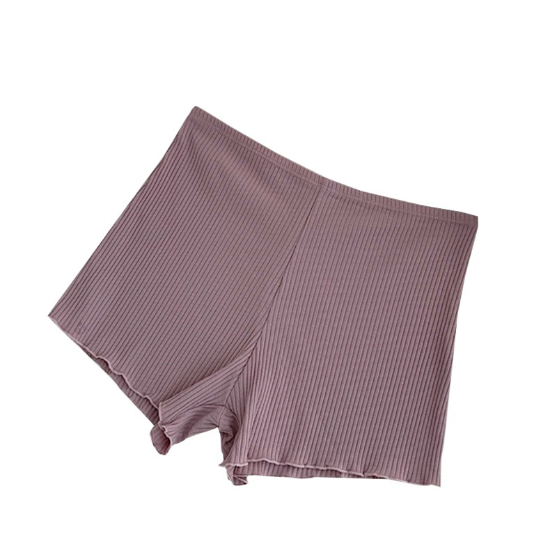 Summer Thin Safety Pants Women's Anti-glare Ice Silk Leggings with Traceless Thread Can be Wearable Outer and Inner Safety Shorts