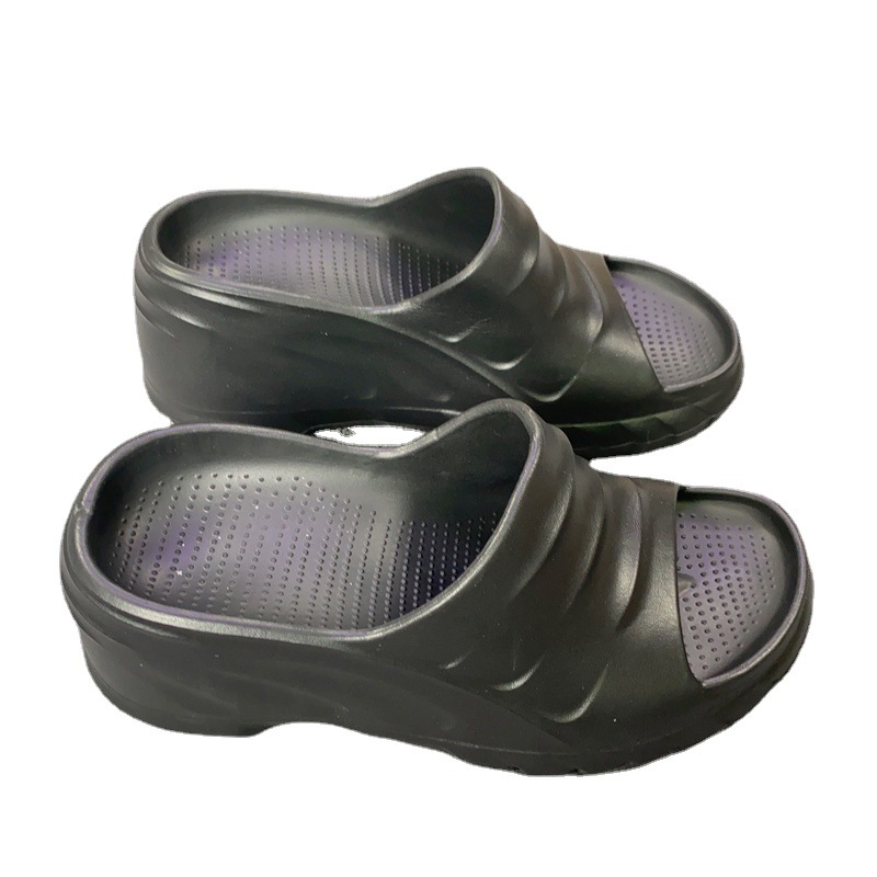 Picture of Cross-Border Thick-Soled High-Heeled Slippers for Women's Summer Outer Wear, Fashionable and Versatile Sandals, Cross-Border Beach Anti-Odor and Anti-Slip Sandals