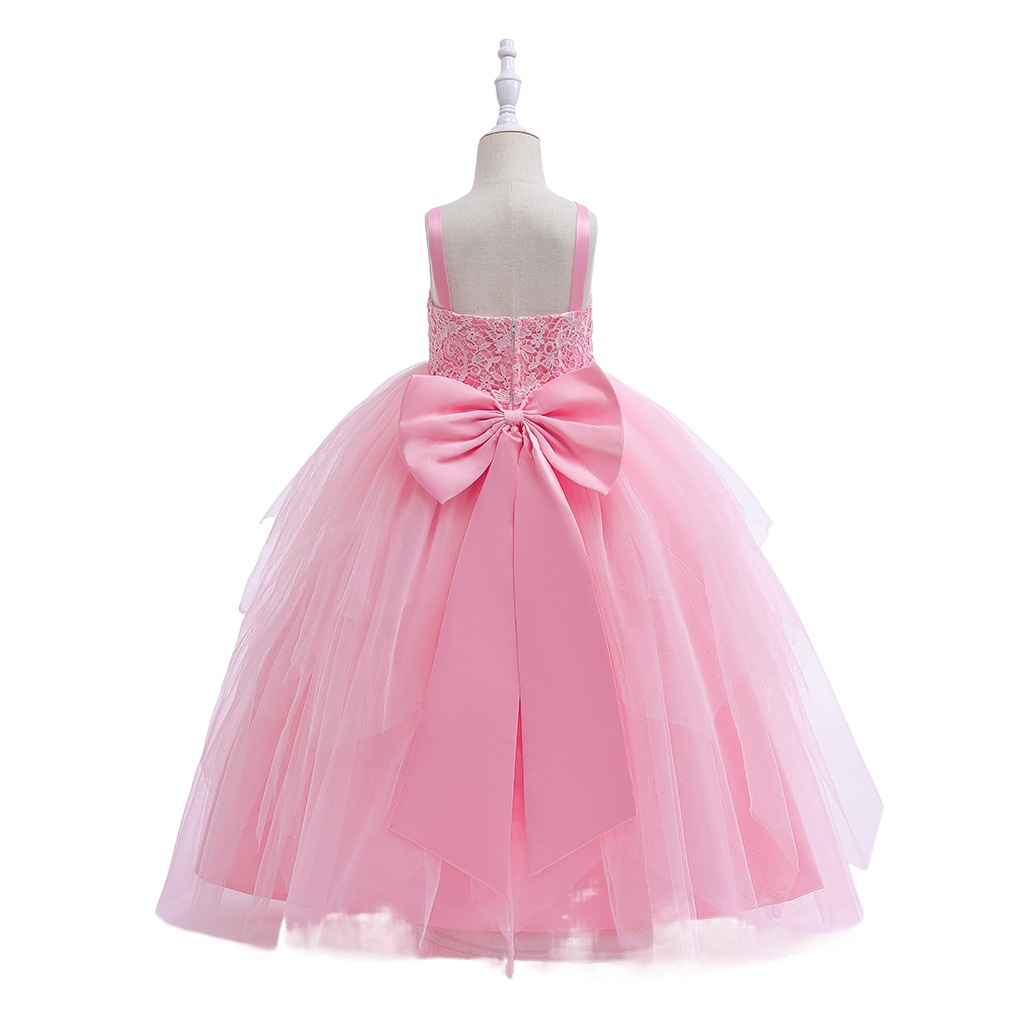 Children's Dress Girls' Princess Dress Poncho Florist's Birthday Wedding Dress Host Piano Performance Dress catwalk