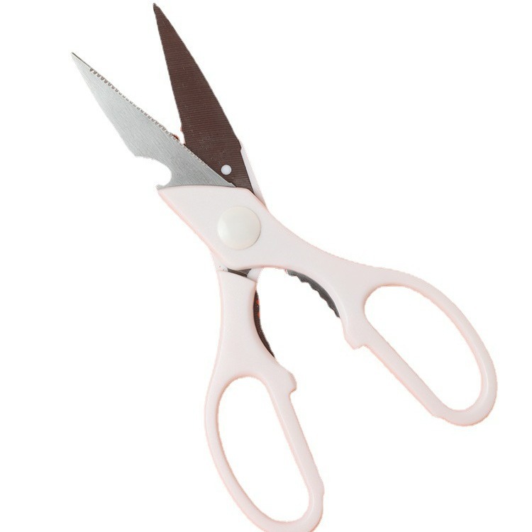Picture of Mimaki. Multi-functional Kitchen Scissors Stainless Steel Japanese Strong Chicken Bone Scissors Home Cutters Meat Killing Fish Food Scissors
