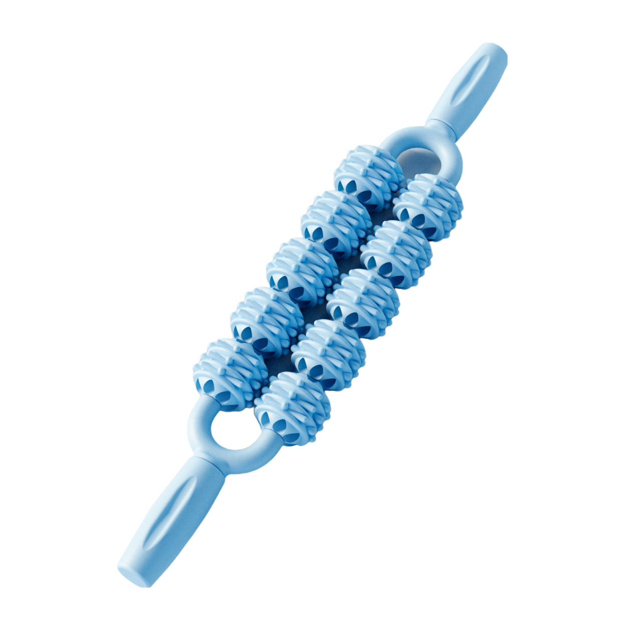 Picture of mace massage stick roller shaft muscle relaxation thin calf fascia massage stick deep super pain langya massager