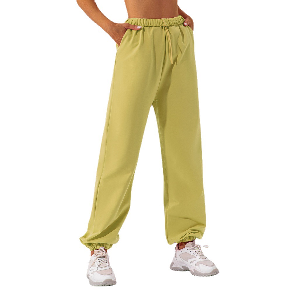 Picture of Loose-Fitting Sports Sweatpants for Women, Suitable for Outdoor Dance, Casual Wear, Commuting, Versatile Straight-Leg Slim-Fit Trendy Sports Pants