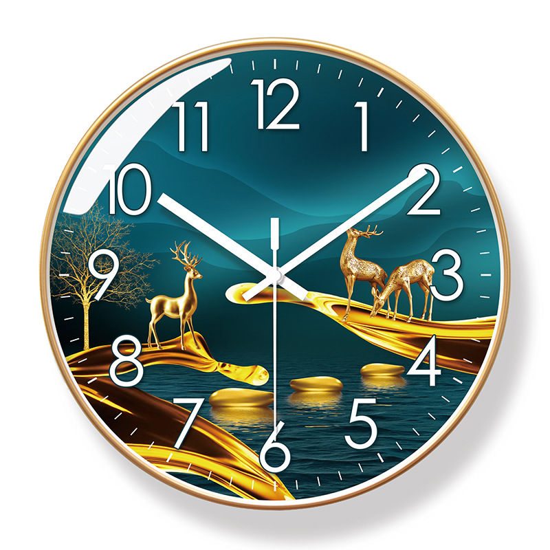 IPRA 6127 wall clock living room clock simple Nordic Fashion Home clock Wall watch mute scanning quartz clock