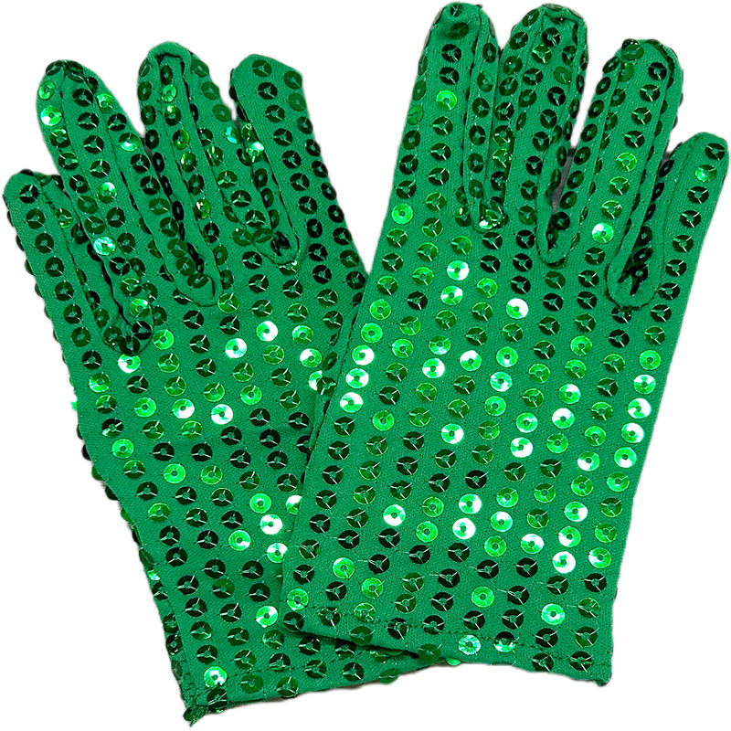 Picture of Children's Day Stage Sequin Gloves Become Children's Performance Dance Gloves for Party Night Dance Performances