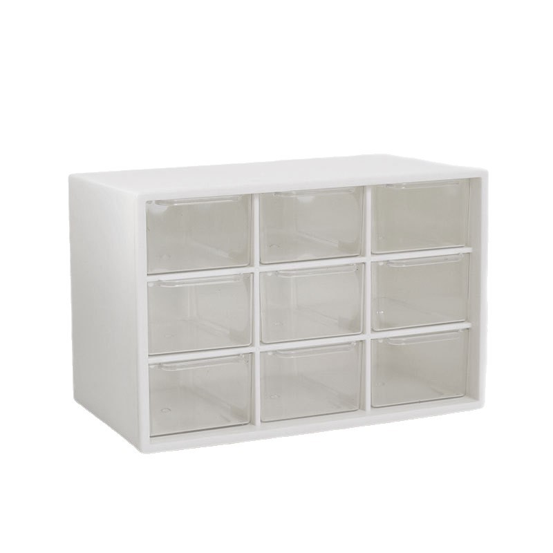 Picture of Nine-Grid Storage Box Desktop Ins Millet Storage Beaded Multi-Grid Tape Cute Compartment Storage Box for Female Students