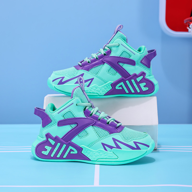 Kobe Bryant No. 24 Kids Basketball Shoes Summer Mesh Breathable Elementary School Student Rubbing Sound 12 Boys Sneakers Men