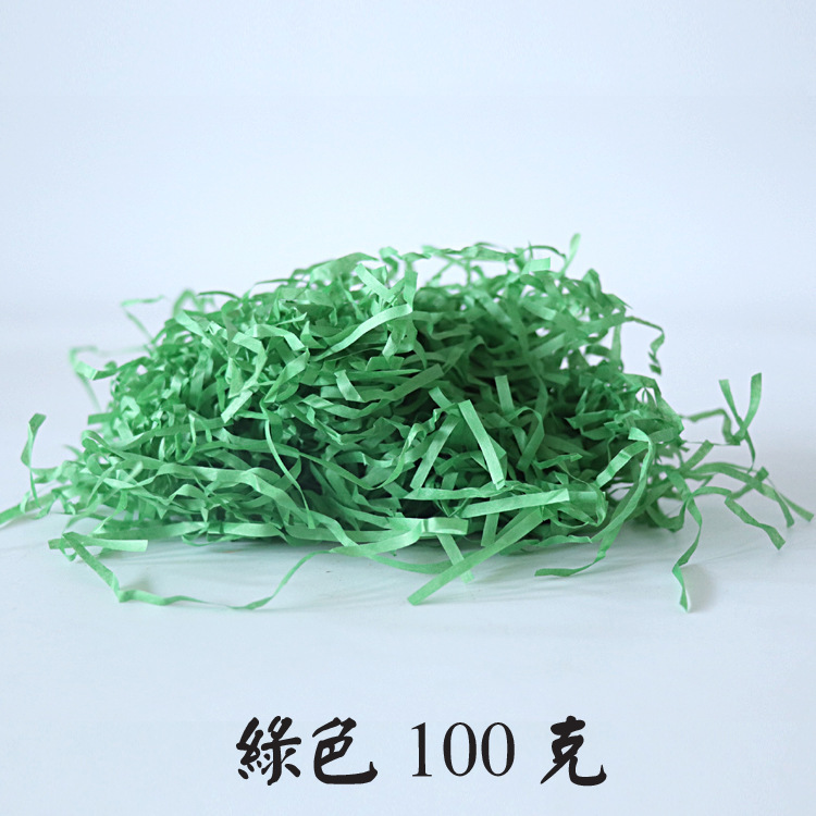 Picture of Lafite Grass Color Shredded Paper Shredded Candy Box Gift Box Filler Decoration Gift Box Shockproof Supplies Multi-color Optional