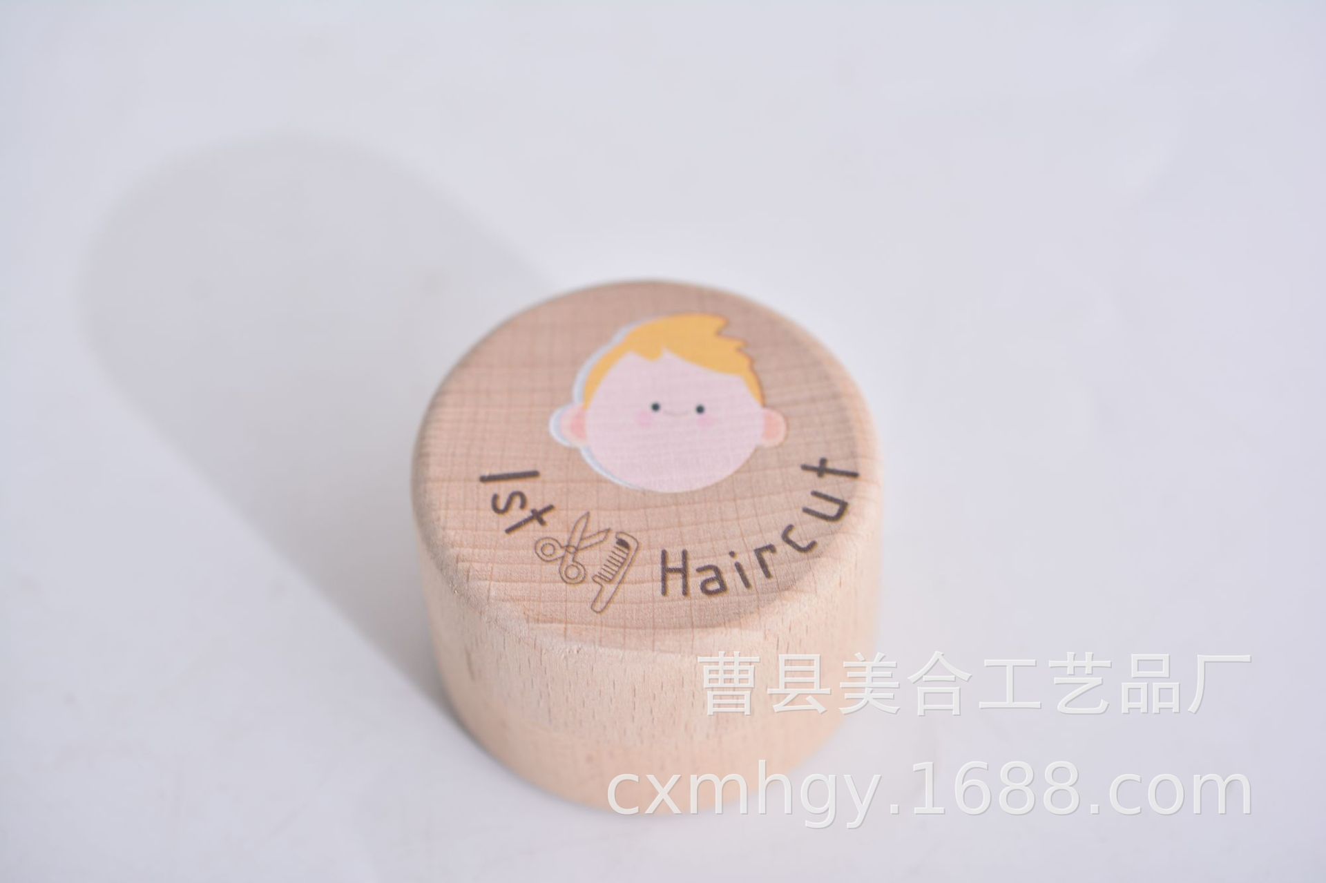 Picture of Cross-Border Wooden Children's Deciduous Tooth Box, Fetal Hair Storage, Tooth Box, Commemorative Collection Box, Tooth Storage Box